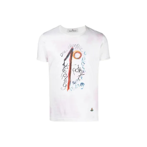 Vivienne Westwood Белая Мужская T-Рубашка