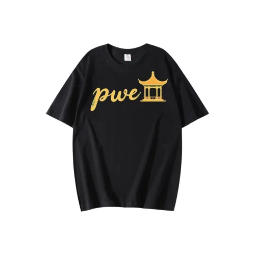 PWUE Черная унисекс футболка