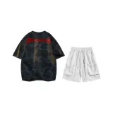 Черная (Красная) футболка + белые шорты Сюаньу