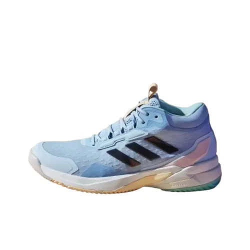 Adidas Crazyflight 6 Устойчивые к истиранию MID Тренировочные Кроссовки Женские Синие