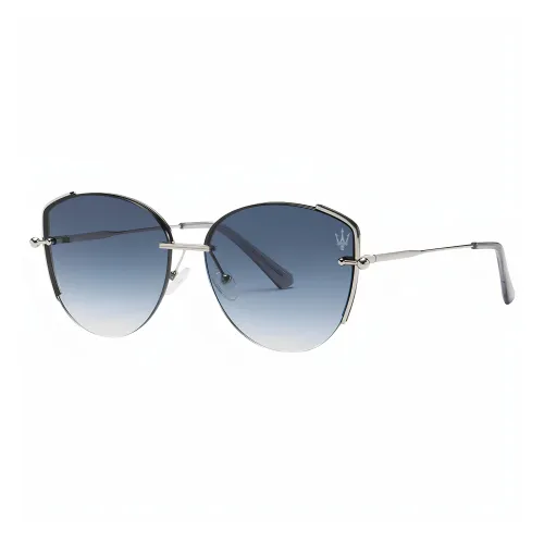 Maserati Metal Cat Eye Sunglasses Women's