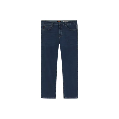 Hugo Boss Темно-синие мужские джинсы