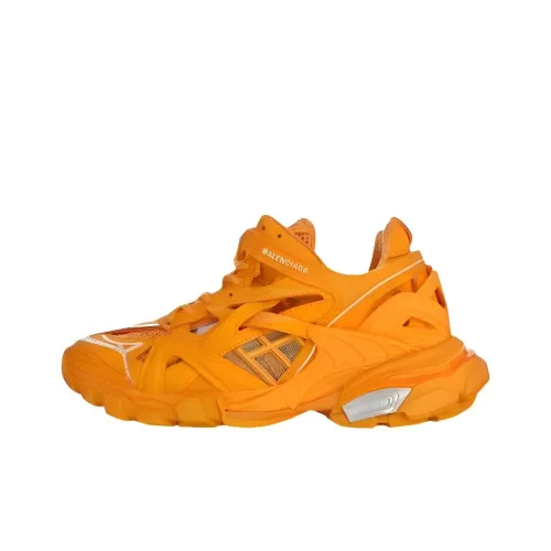 Balenciaga Track 2,0 Low Топ Толстоподошвенные кроссовки Женские Оранжевые