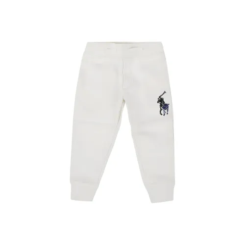 Ralph Lauren Белые Kids Спортивные брюки