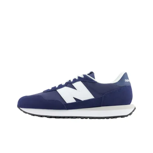 New Balance NB 237 Устойчивый к истиранию Низкий Топ Повседневная обувь Унисекс Синий