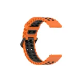 Оранжево-черный, океанический, двубортный, двухцветный, силиконовый ремешок