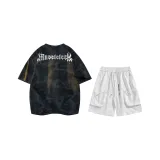 Черная футболка + белые шорты Сюаньу