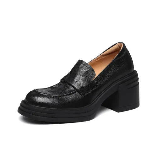 FMM Высокие каблуки Черные Женские