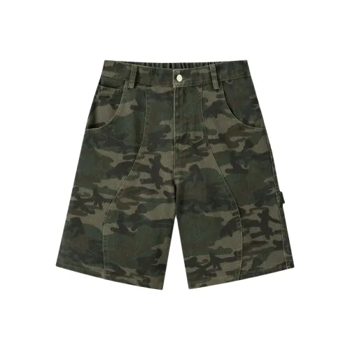 W7H1 Унисекс Джинсовые шорты