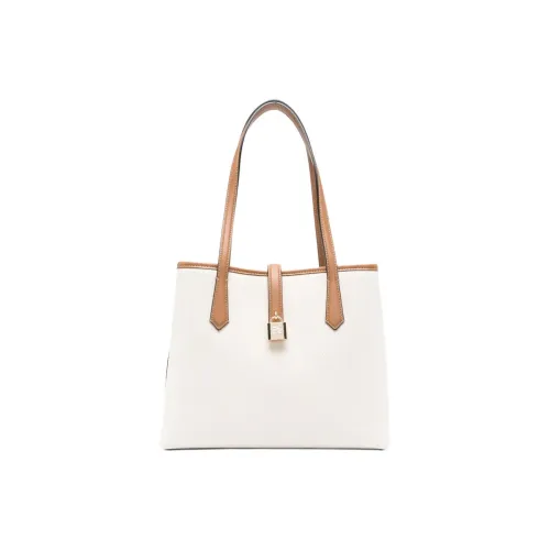 KARL LAGERFELD Хлопок Телячья кожа Сумка Унисекс Бежевый