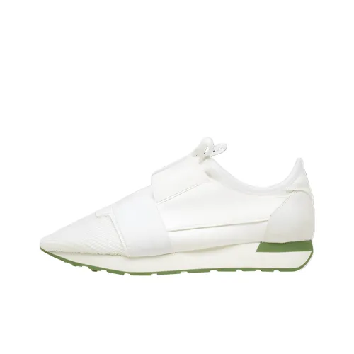 Balenciaga Runner Race Low Топ Повседневная обувь Мужская Белая
