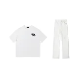 Комплект одежды (059 Белая футболка + Белые штаны)