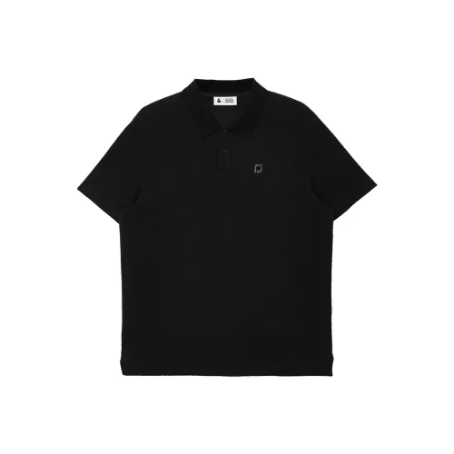 JACK JONES E40 Черная мужская поло