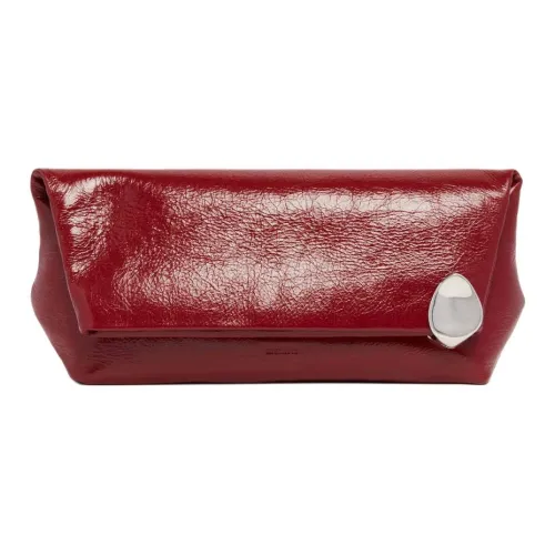 JIL SANDER Кожа Клатч Женский Красный