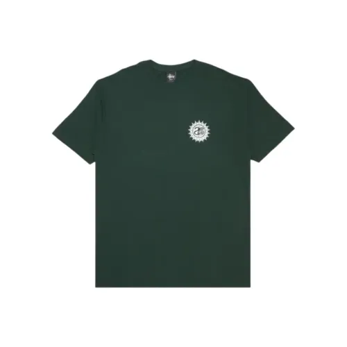 Stussy Зеленый Мужской T-Рубашки