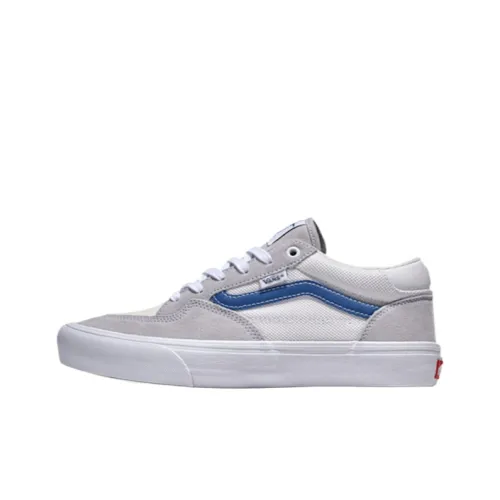 Vans Skate Rowan Аbrasion Resistant Низкие Кроссовки для скейтбординга Унисекс Серый Белый