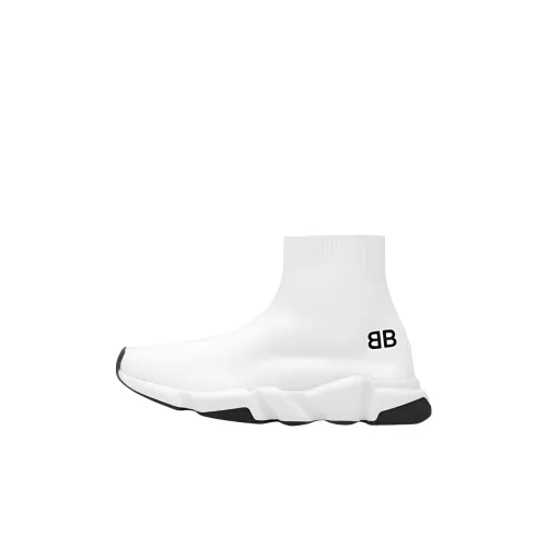 Balenciaga Speed High Топ Kids Lifestyle Shoes Белый Детский