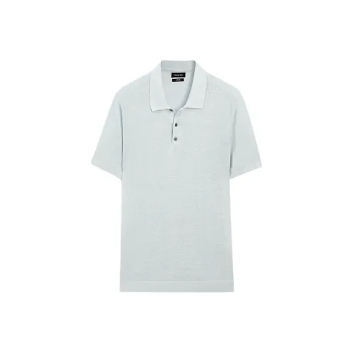 Massimo Dutti Бирюзовая Мужская Поло