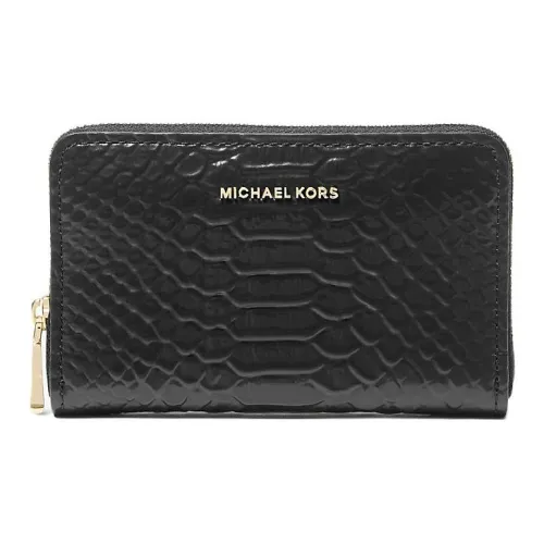 MICHAEL KORS Jet Set Кожа Кошелек Маленький Женский Черный