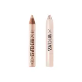 Комплект из двух частей: Maybelline Супер Stay Матовый Чернила Помада #11 Шампанское + Flashing Eye Shadow Pencil #01 Кремово-абрикосовый Мелкие блестки
