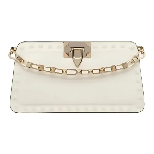 Valentino Rockstud Телячья кожа Клатч Сумка Женская Айвори
