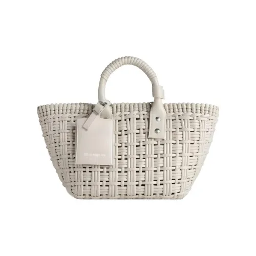 Balenciaga Bistro Рафия Сумка через плечо Сумка Женская Цвет Песочный