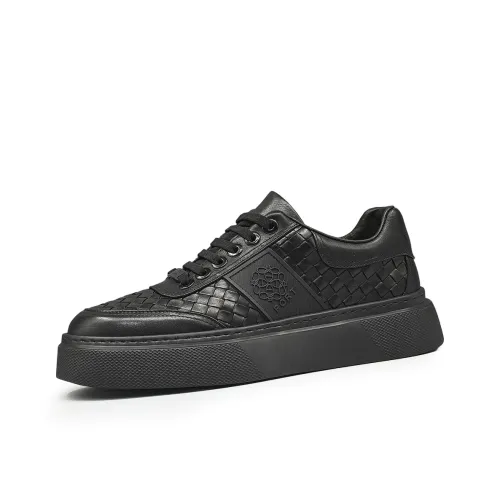 SENJIALUO Износостойкий Дышащий Легкий Низкий Топ Casual Мужской Черный