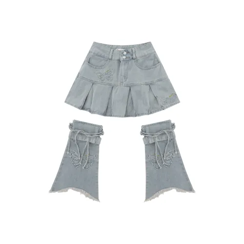 Ant Studio Джинсовые короткие юбки Женские