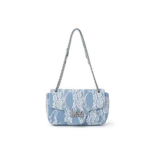 Сумка Lee Co-Branded Model с тканью на одно плечо сумка через плечо женская синий деним и белый