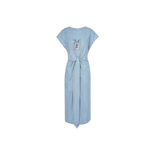 TCH Короткий рукав Платье Женское