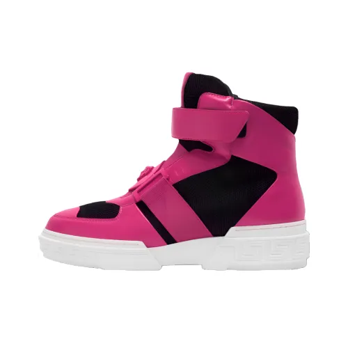 VERSACE Medusa VERSACE High Топ Скейтборд Кроссовки Женские Розовые