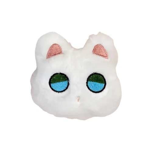 ROUERXIONG Ослепительный цвет Психоделические глаза Котенок Кукла Плюшевая Подвеска 8,5 см Высота