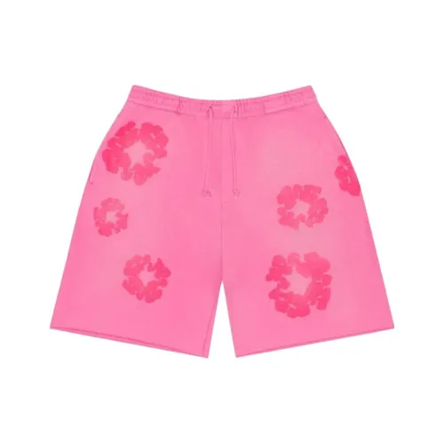 Denim Tears Co-brand Повседневные шорты Мужские Розовые