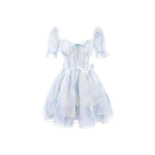 SCCREBEL OFFICIAL Короткий рукав Платье Женское