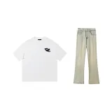 Комплект одежды (059 Белая футболка + Желтые грязные штаны)