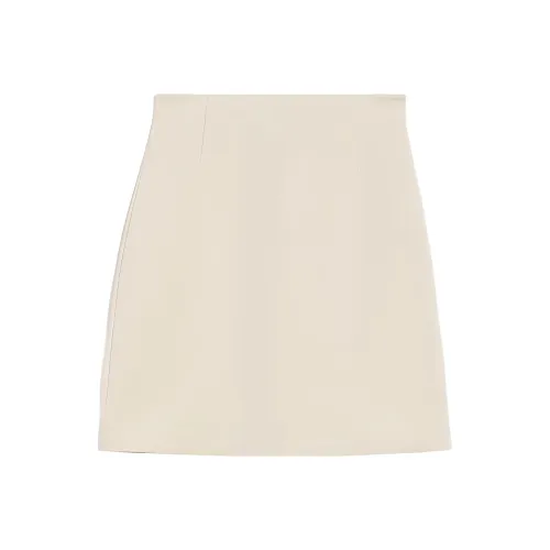 WEEKEND MaxMara Песочный Женская Повседневная Короткая Юбка