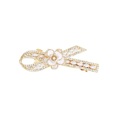 SHINE Golden Branch Camellia Collection Заколки для волос из цинкового сплава Женские