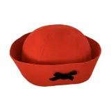 Чёрный бант (красный)