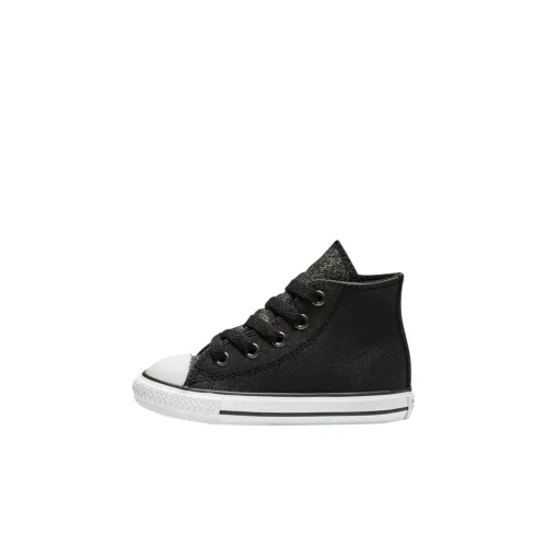 Converse Chuck Taylor All Star Износостойкие Высокие Кеды Малыша Черные Infant и Toddler