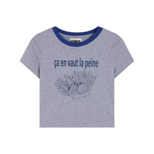 ICYNESS Серые Женские Футболки