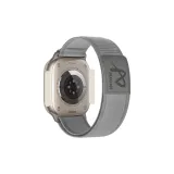 Серый/Дикий Trail Кожаный Ремешок с Меткой