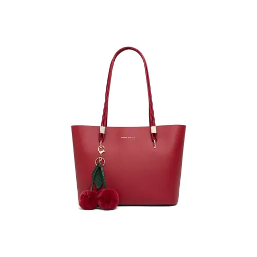 CLEVER KETCH ПУ (полиуретан) Сумка-тоут сумка через плечо стандартная женская красная