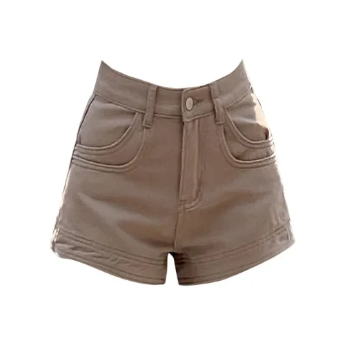 SHIJI MX 3130 1 Хаки Женские джинсовые шорты