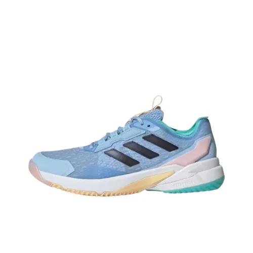 Adidas Crazyflight 6 Дышащие Низкие Кроссовки для Тренировок Женские Морской Синий