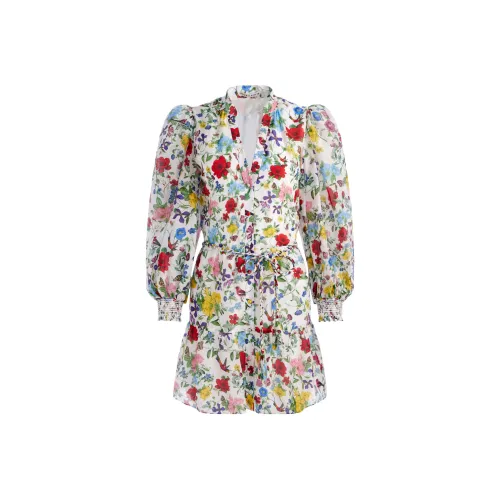 ALICE+OLIVIA Короткое платье с короткими рукавами женское