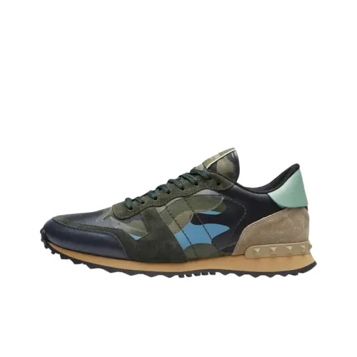 Valentino Rockrunner Low Топ Повседневная обувь Мужская Зеленая