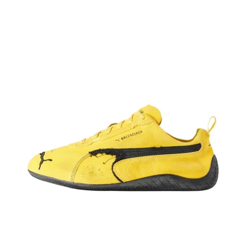 Balenciaga Speedcat Повседневный Низкий Топ Желтый Унисекс