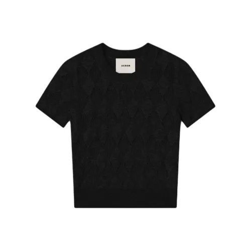 AERON Черные Женские Футболки