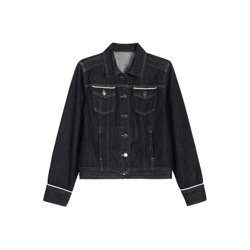 MO VOICE Синий Женские Джинсовые Куртки