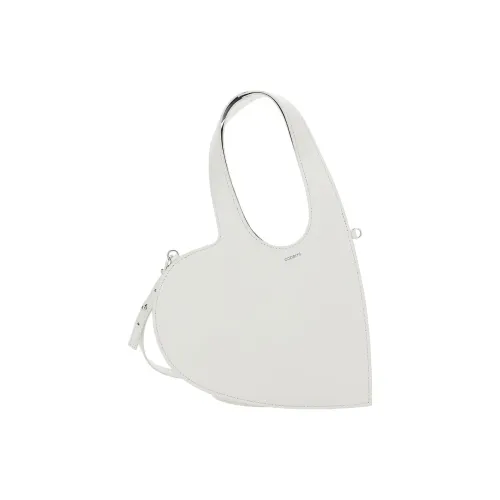 COPERNI Кожа Сердце-Формированная Сумка Женская Белая